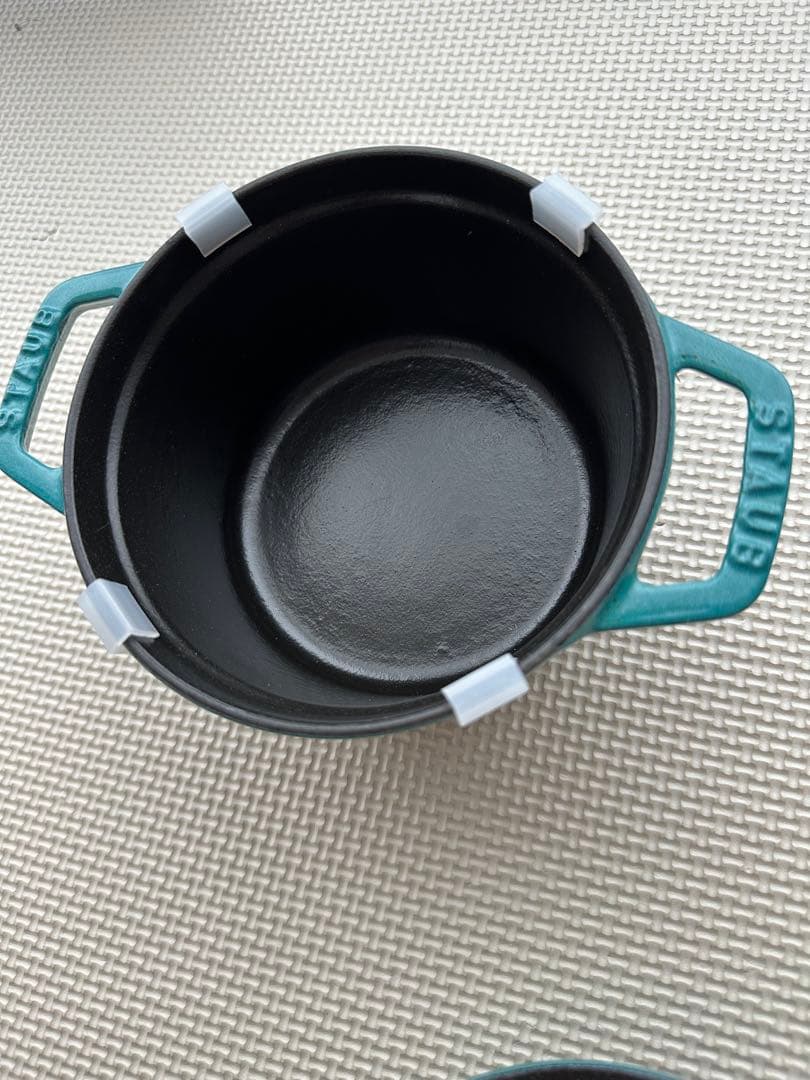 STAUB　ストウブ　ピコ・ココット　ラウンド　ミント　14cm　未使用品