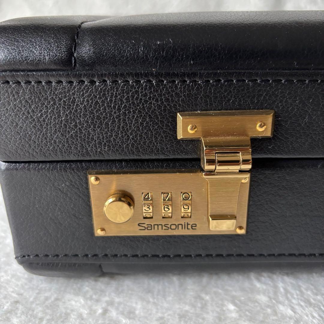 ✨️美品 Samsonite サムソナイト アタッシュケース レザー ブラック