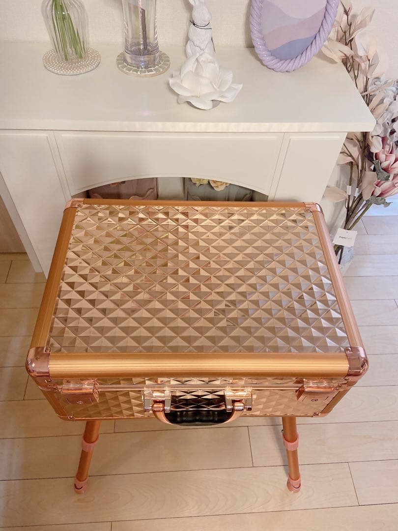 Francfranc ドレッサー ヴァリーズ ハリウッドボックス L コッパー