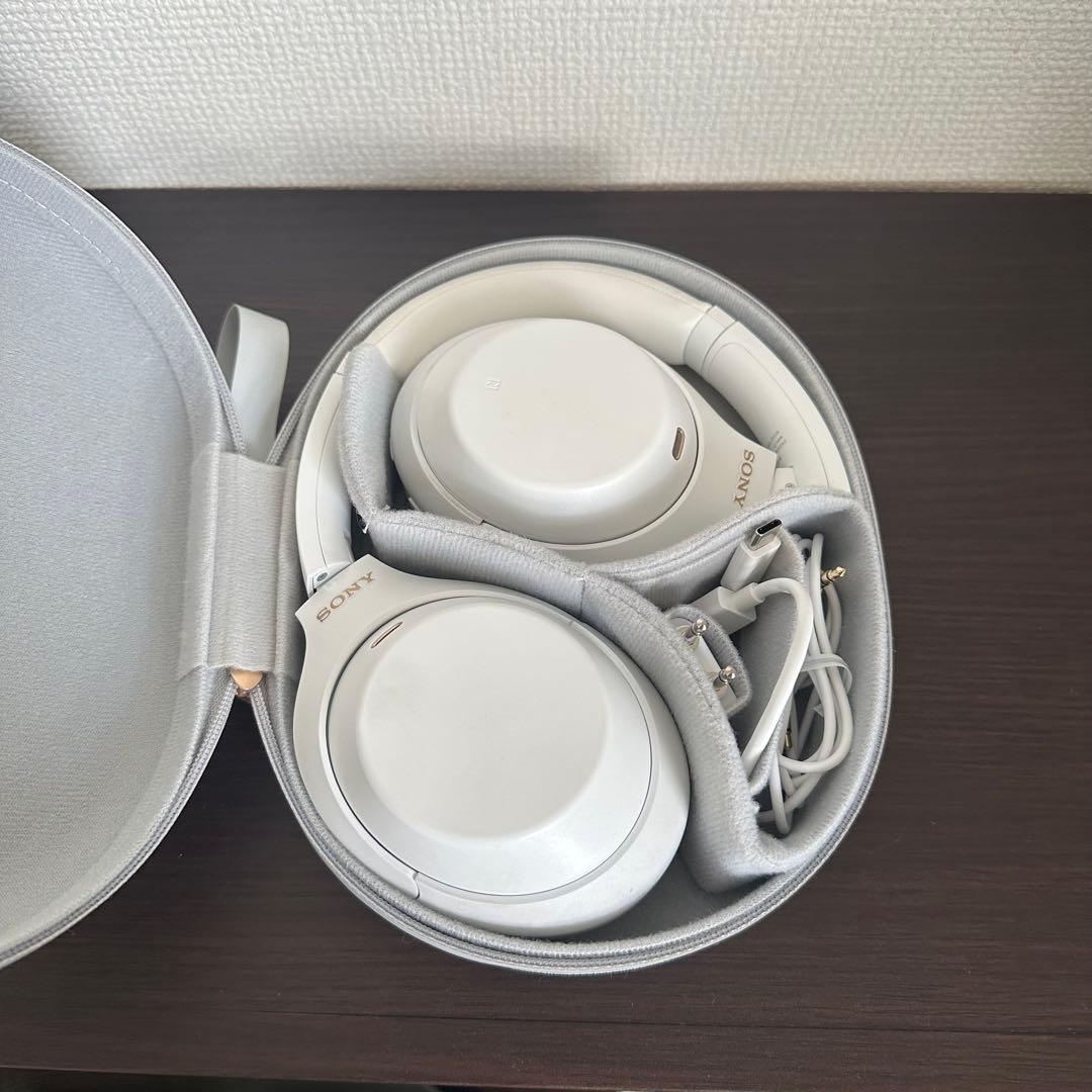 SONY ワイヤレスヘッドホン wh1000xm4 ホワイト ケース付き
