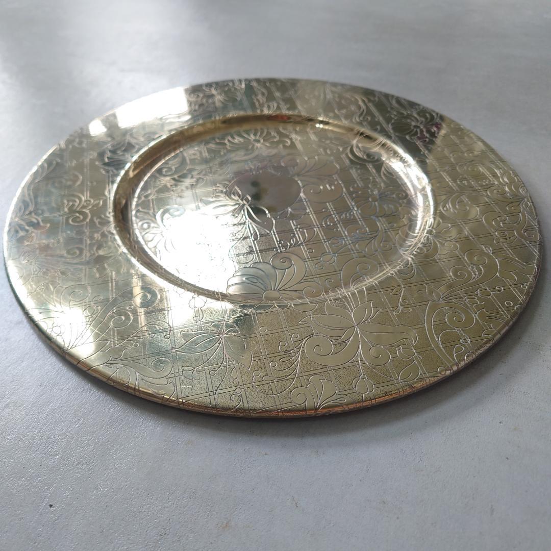 極希少 クリストフル ジャルダンエデン ゴールド アンダープレート 1点