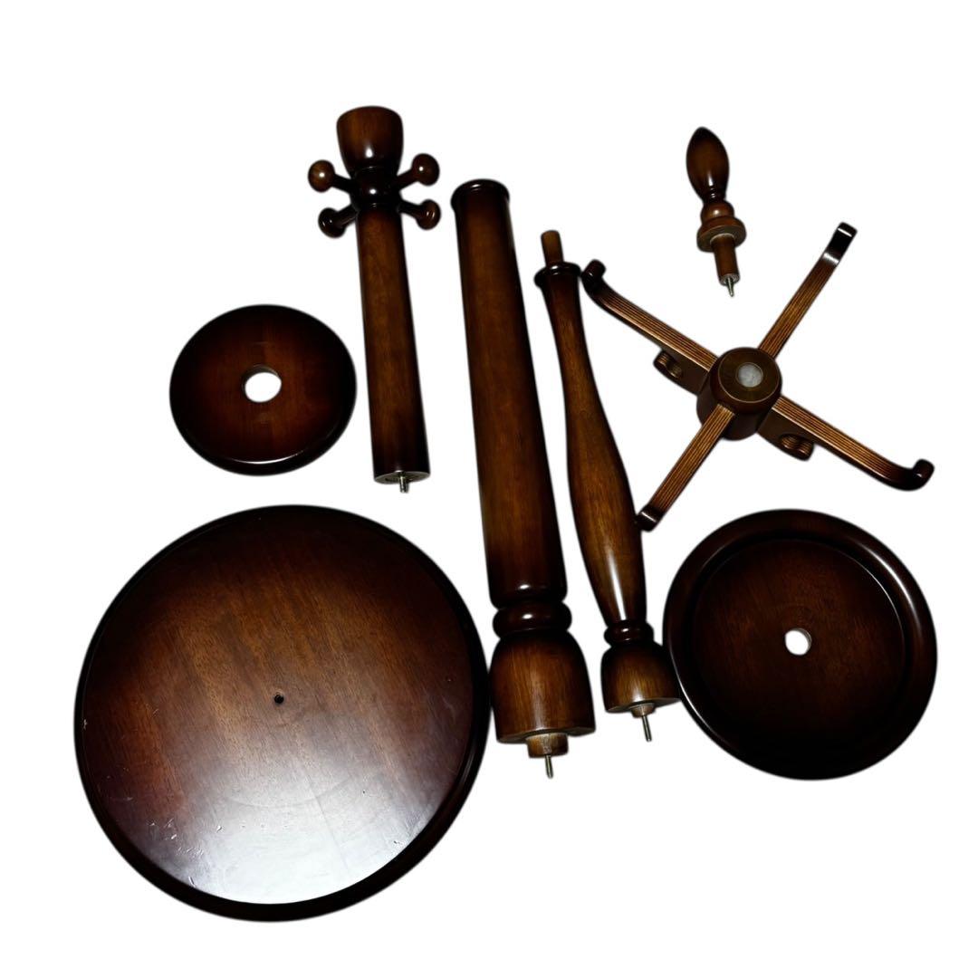 ☆アンティーク☆ ポールスタンド コートハンガー 天然木材 インテリア