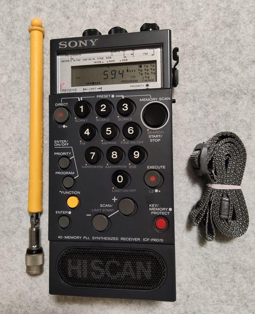 SONY ICF-PRO70 整備品　受信良好　美品