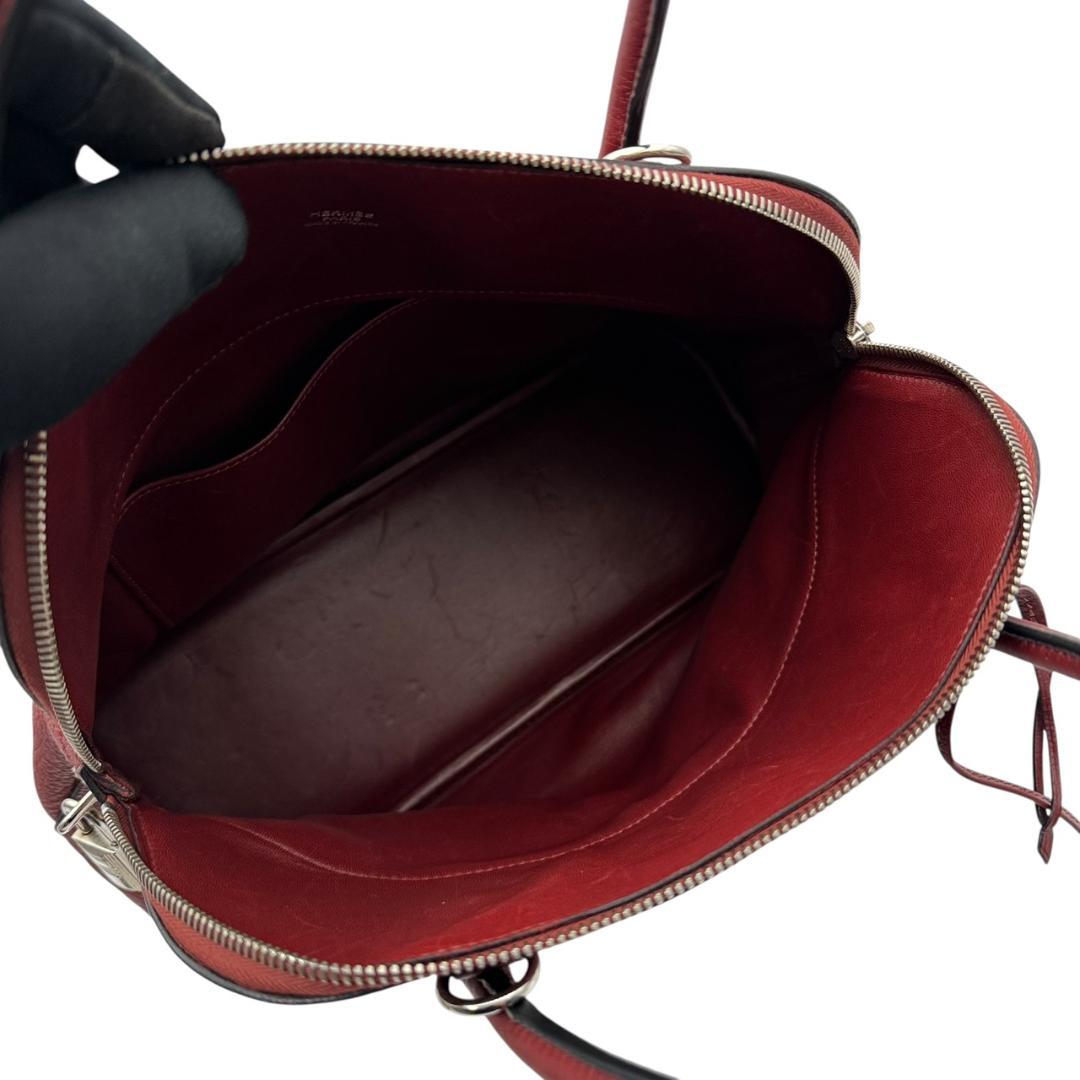 【極美品】エルメス ボリード31 トリヨン 2way ハンドバッグ ボルドー