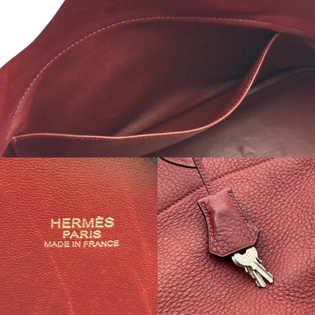 【極美品】エルメス ボリード31 トリヨン 2way ハンドバッグ ボルドー