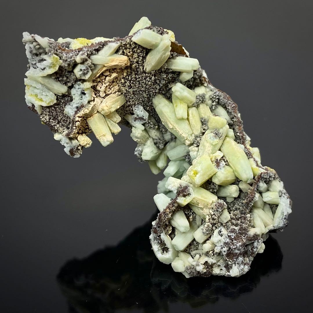 プルンボグマイト　鉛ゴム石　鉱物標本　原石鉱石　天然石　ストーン　バイカラー