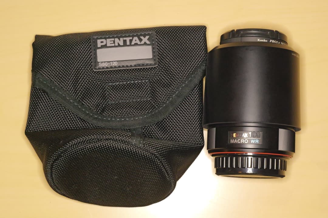 PENTAX DFA100mm f2.8 マクロ 保護フィルター　ポーチ　元箱