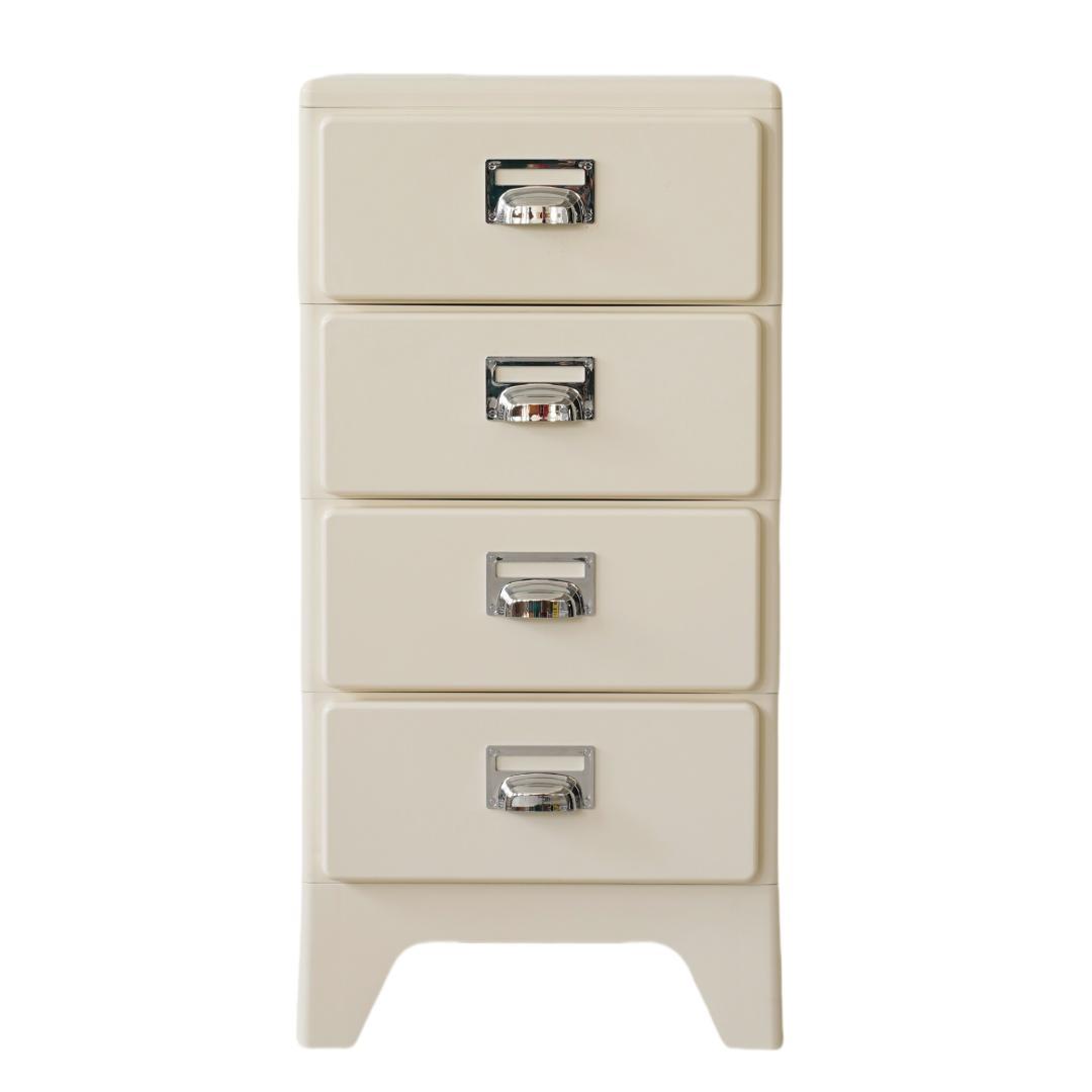 【アイボリー】チェスト 組立不要 4段 収納ケース 収納ボックス 引き出し