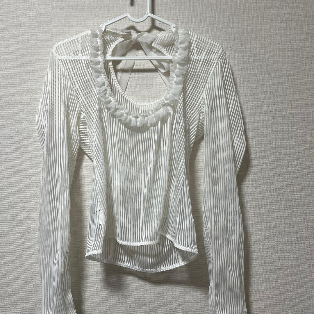 bibiy.ビビィ★AVELINE RIBBON TOP リボン