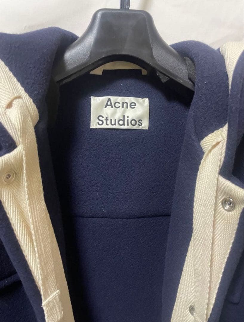 Acne Studios ダッフルコート ネイビー