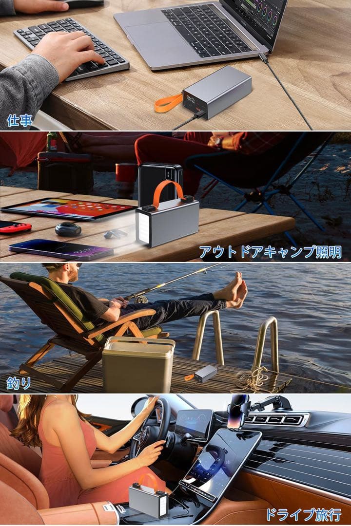 新品未使用　モバイルバッテリー 大容量 86000mAh