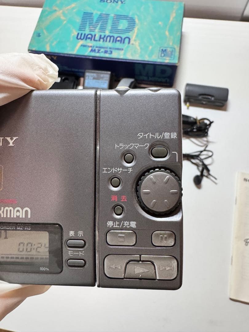 SONY ソニー MZ-R3 MDレコーダー 中古 ☆通電確認済☆ 箱付き