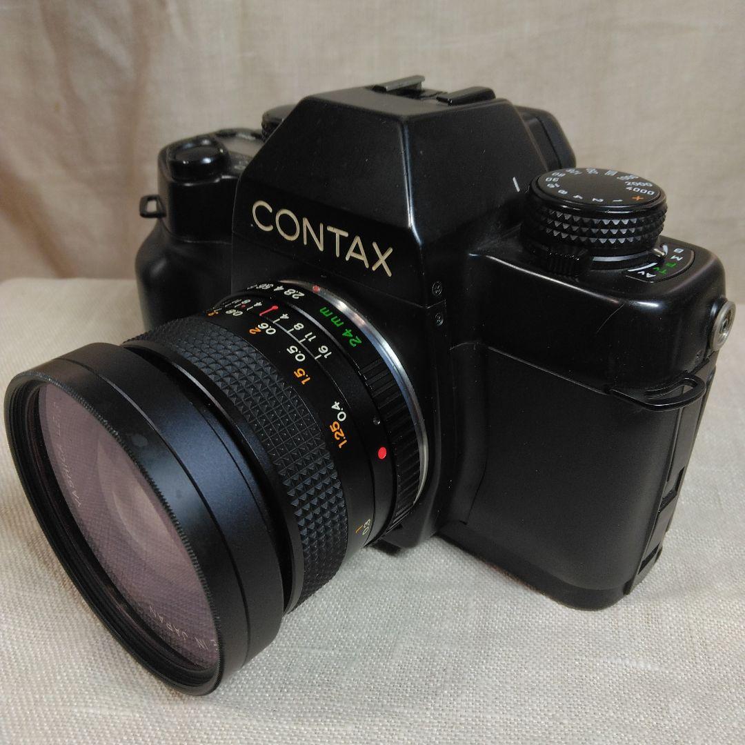 CONTAX ST 一眼レフカメラ Yashica 24mmレンズ付き