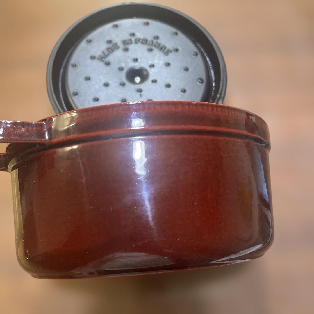 STAUB LA COCOTTE 赤茶24cm 鍋