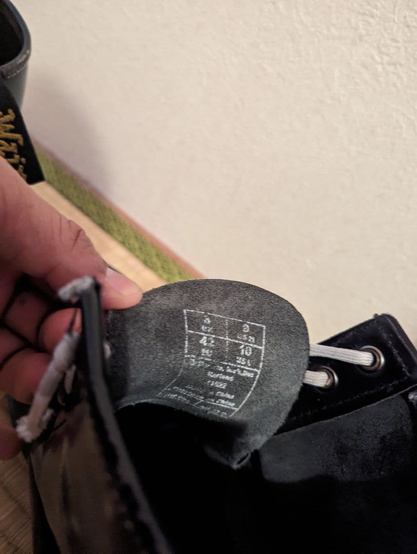 Dr. Martens ブラックワークブーツ