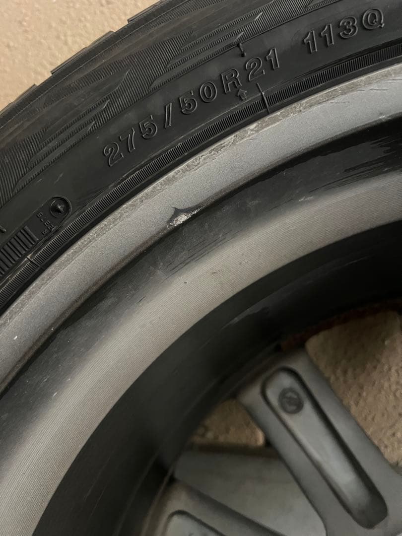 送料無料 レクサス LX570純正21インチ 275 50 R21 スタッドレス