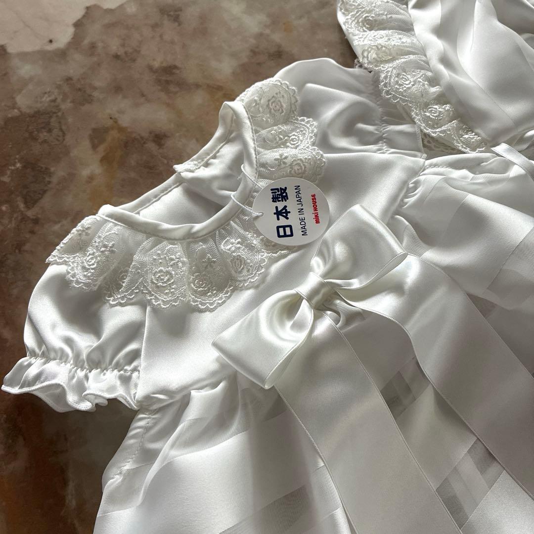 現行　新品ミキハウス　セレモニードレスセット　通年向け　お宮参り　退院　出産準備