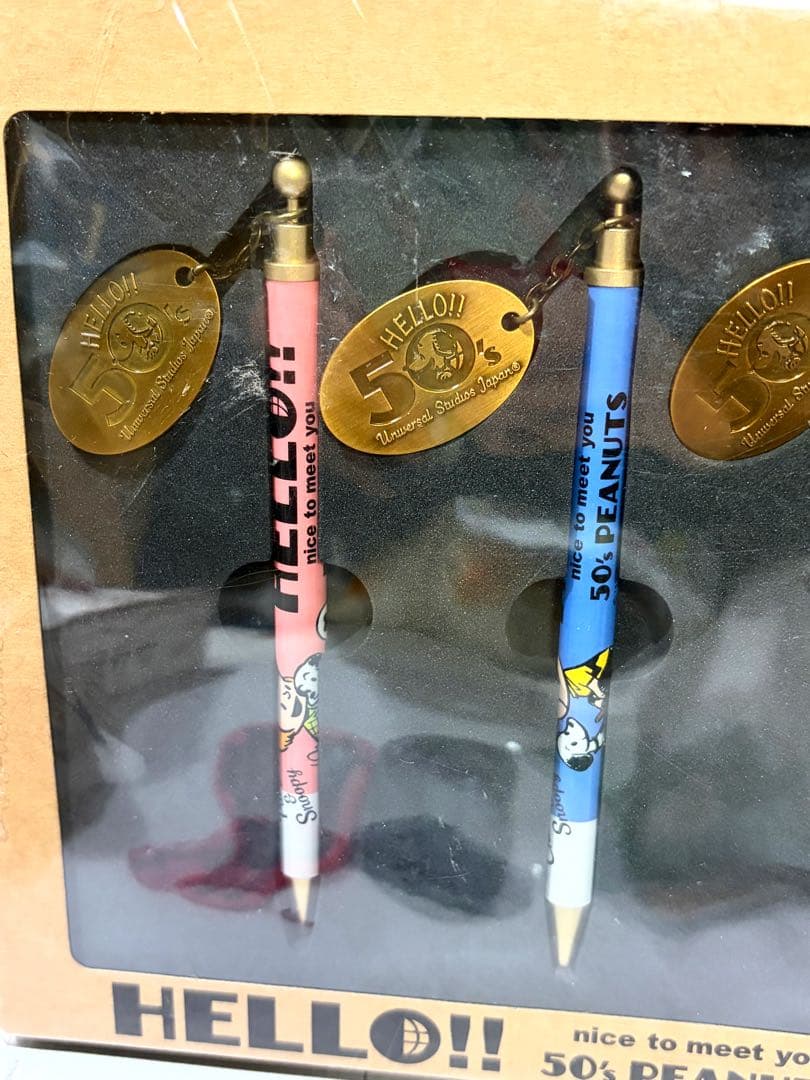 激レア★新品　PEANUTS スヌーピー　USJ限定　ボールペンセット　50周年