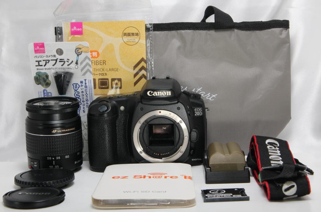 ❤️美品♪Canon EOS20D☆wifiSDでスマホ転送OK♪付属品多数❤️