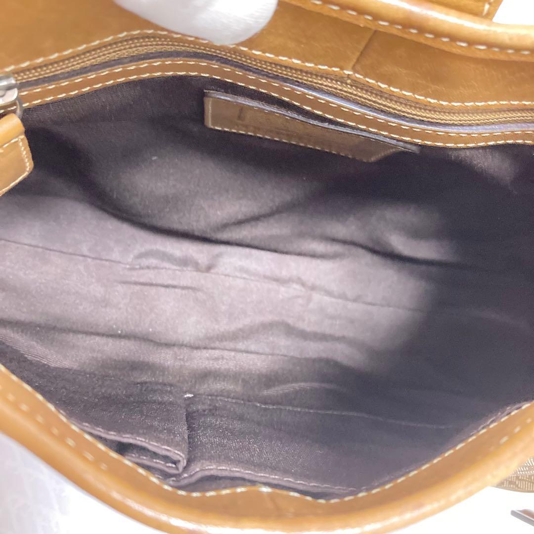 コーチ COACH ショルダーバッグ 7074 ミニシグネチャー　ベージュ　茶