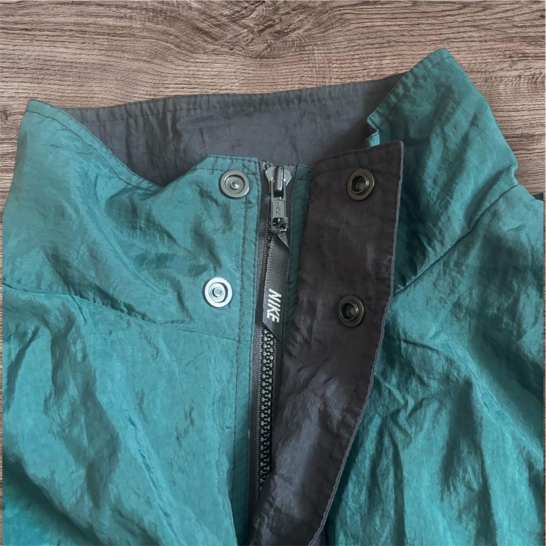 Nike 90's ナイロンジャケット グリーン/ブラック ナイキ