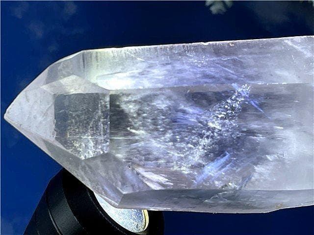 超強いパワーヒマラヤ産藍針入り天然水晶クラスターB88B6/328B74B