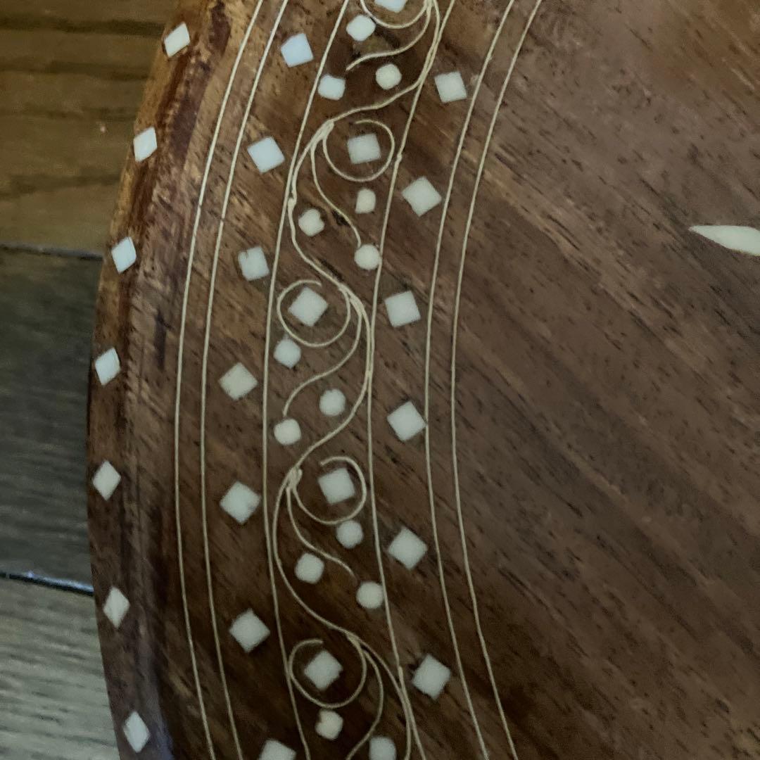 中東で購入した象嵌彫テーブル