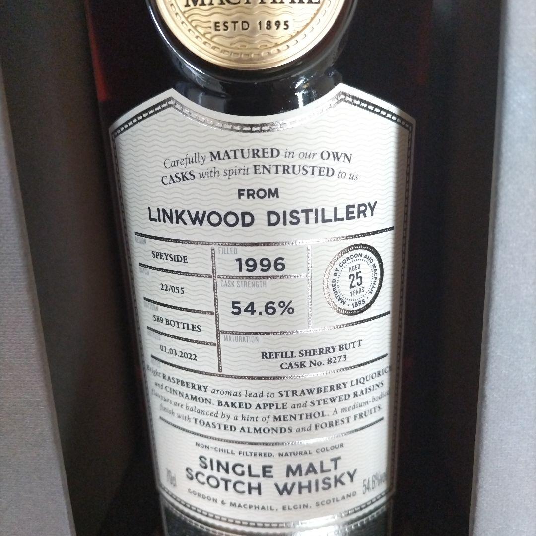 Gordon & MacPhail Linkwood 1996 25年700ml