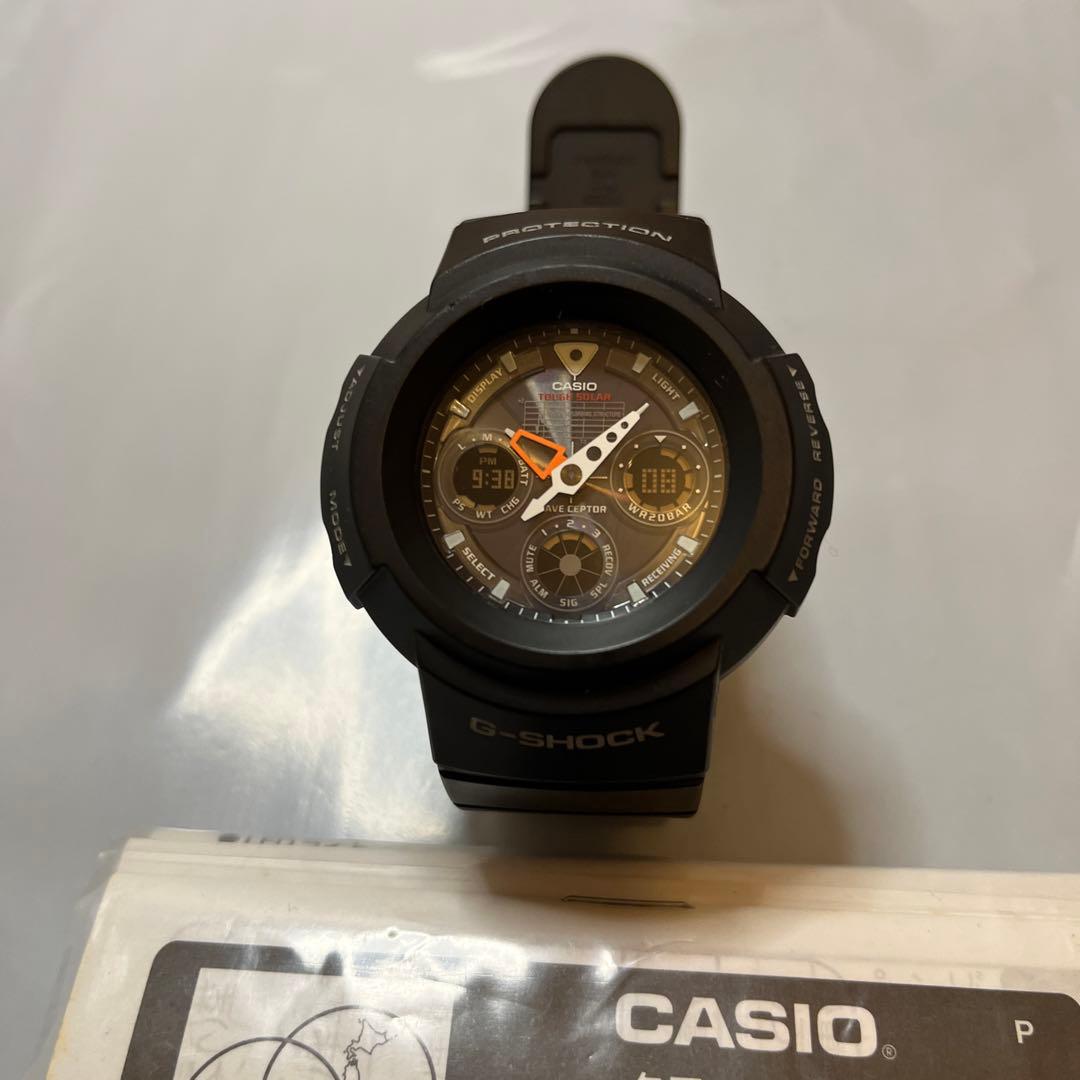 希少！【美品】G-SHOCK アナログ電波ソーラーAWG-500J Gショック