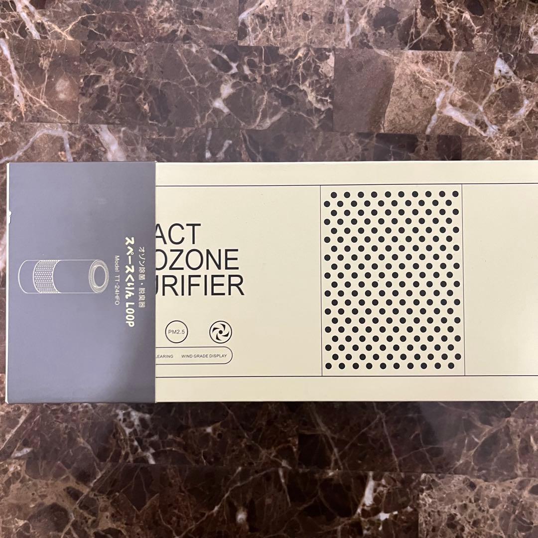 【動作確認のみ】コンパクト空気清浄機 HEPA オゾン 車載用 PM2.5対応