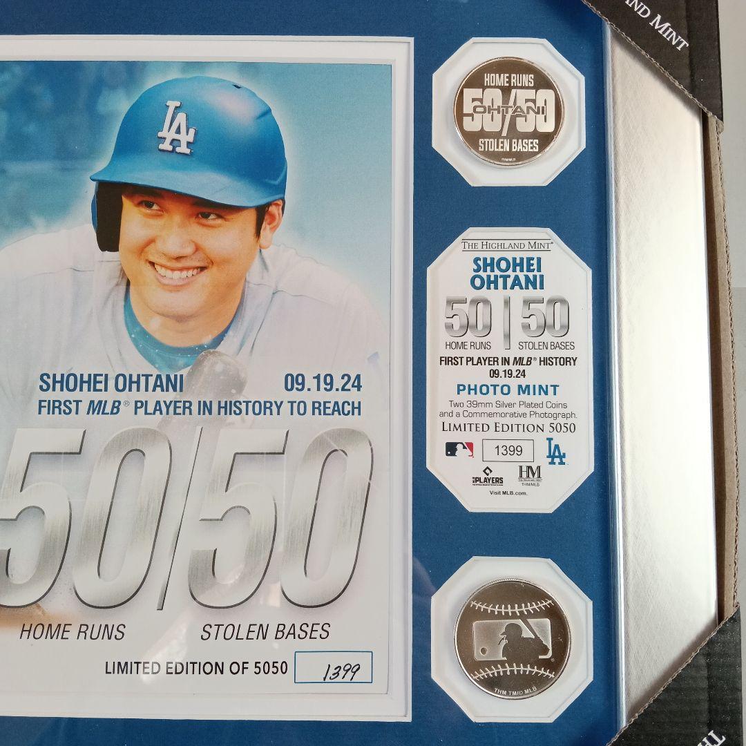 大谷翔平 2024年 50/50達成記念ダブルフォトミント