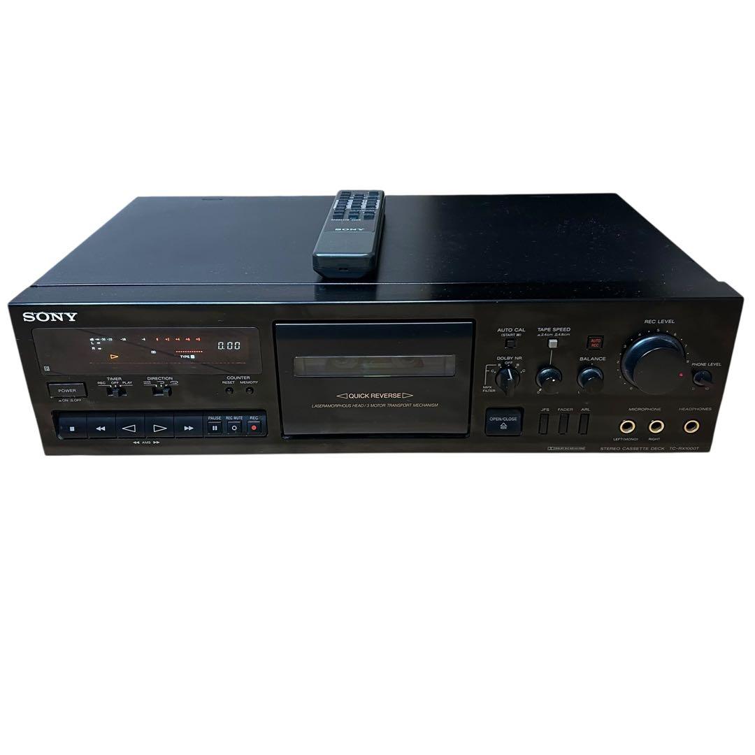 動作確認済 SONY カセットデッキ TCーRX1000T