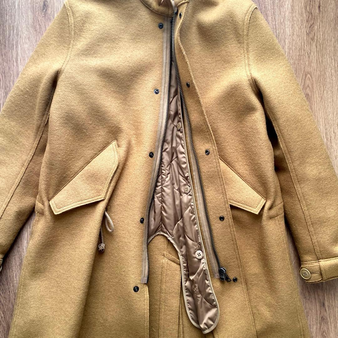 トゥモローランド Edition 3WAYモッズコート ウール ベージュ　M