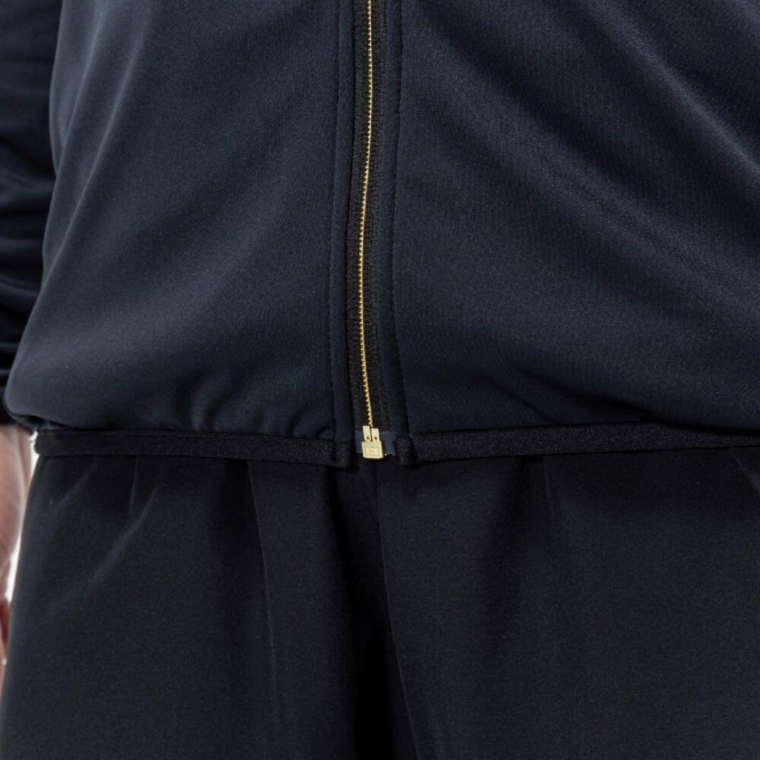 【ミズノプロ】フルZIPフーディ(薄手) ブラック XO 12JECK75