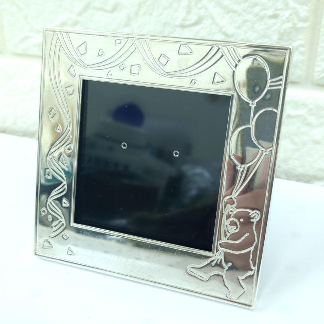 ティファニ シルバー925 フォトフレーム ベアモチーフ 約64g ★レア
