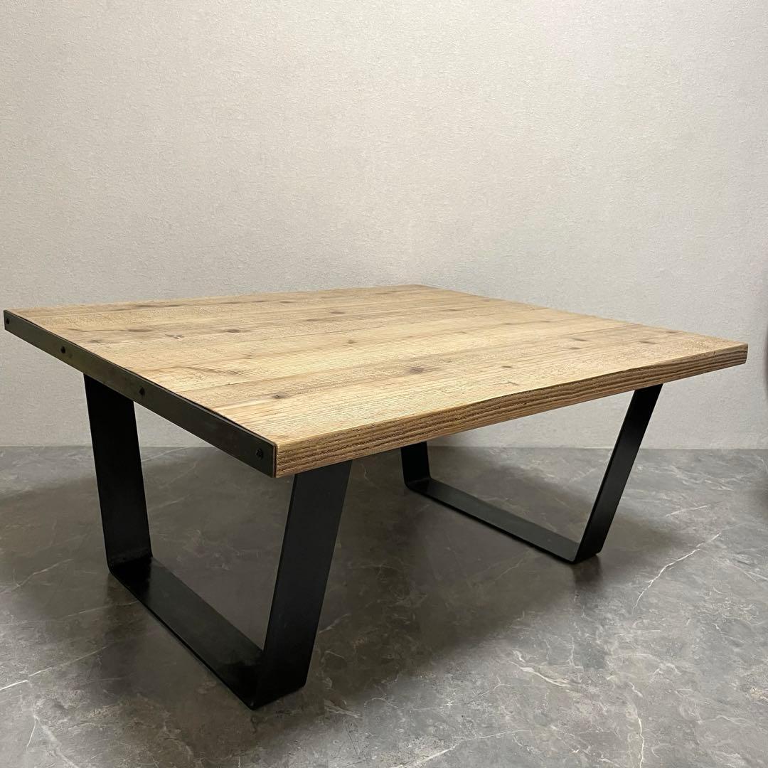 Dichoromic ディコトミック ローダーレッグ　ローテーブル 無垢古材