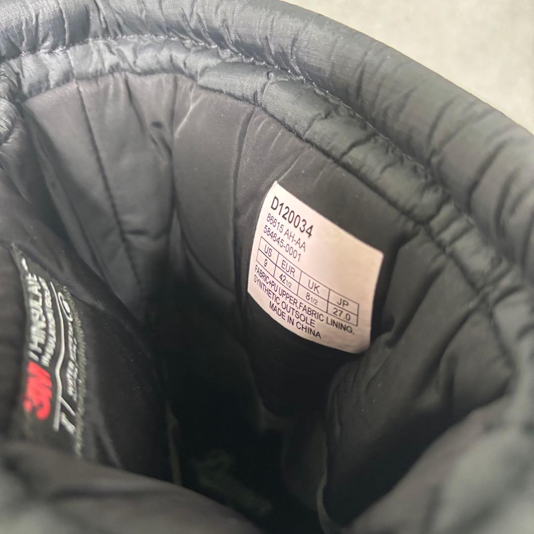 美品　Danner ダナー　スノーブーツ　フレッド　B200PF ブラック