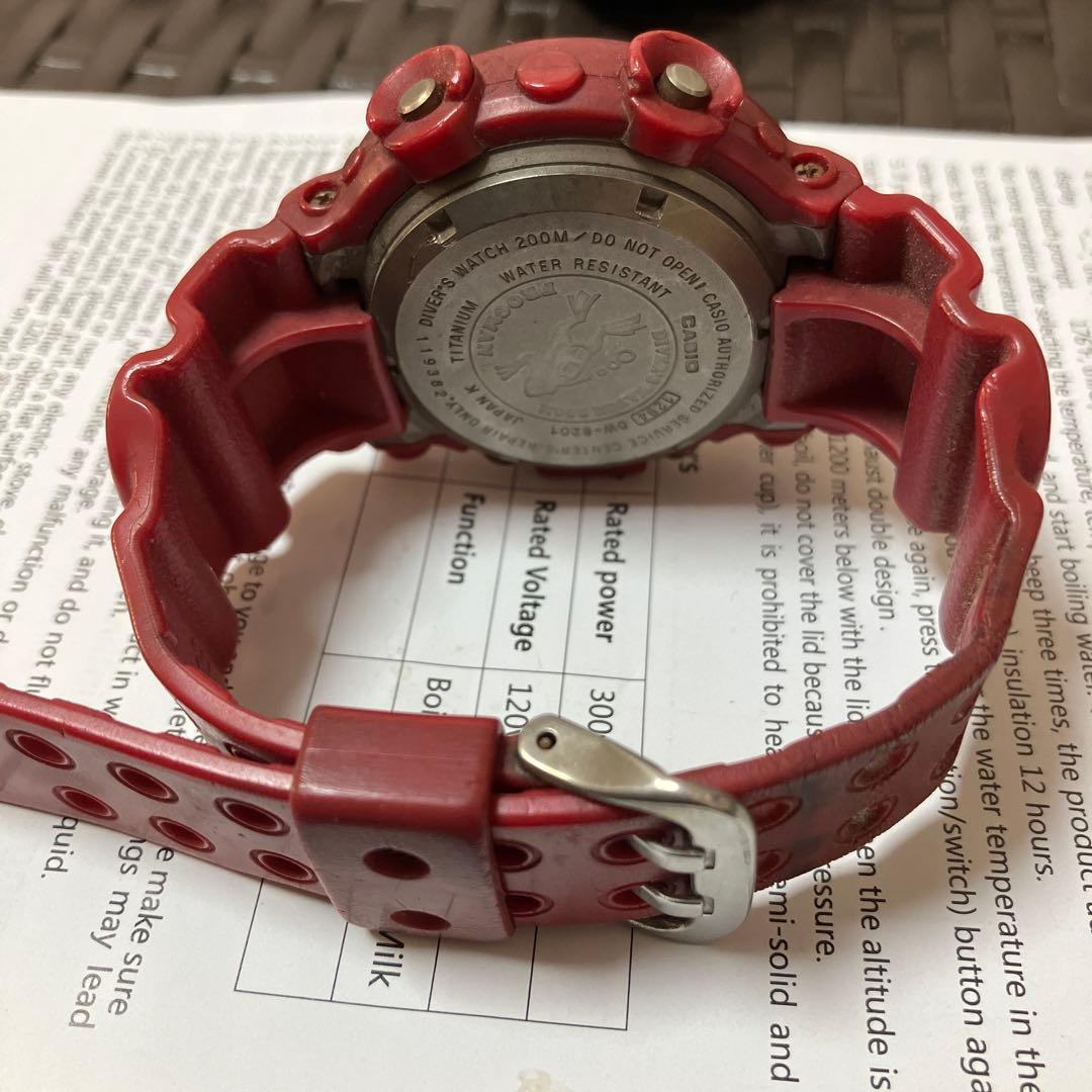 G-SHOCK FROGMAN レッド 200m防水
