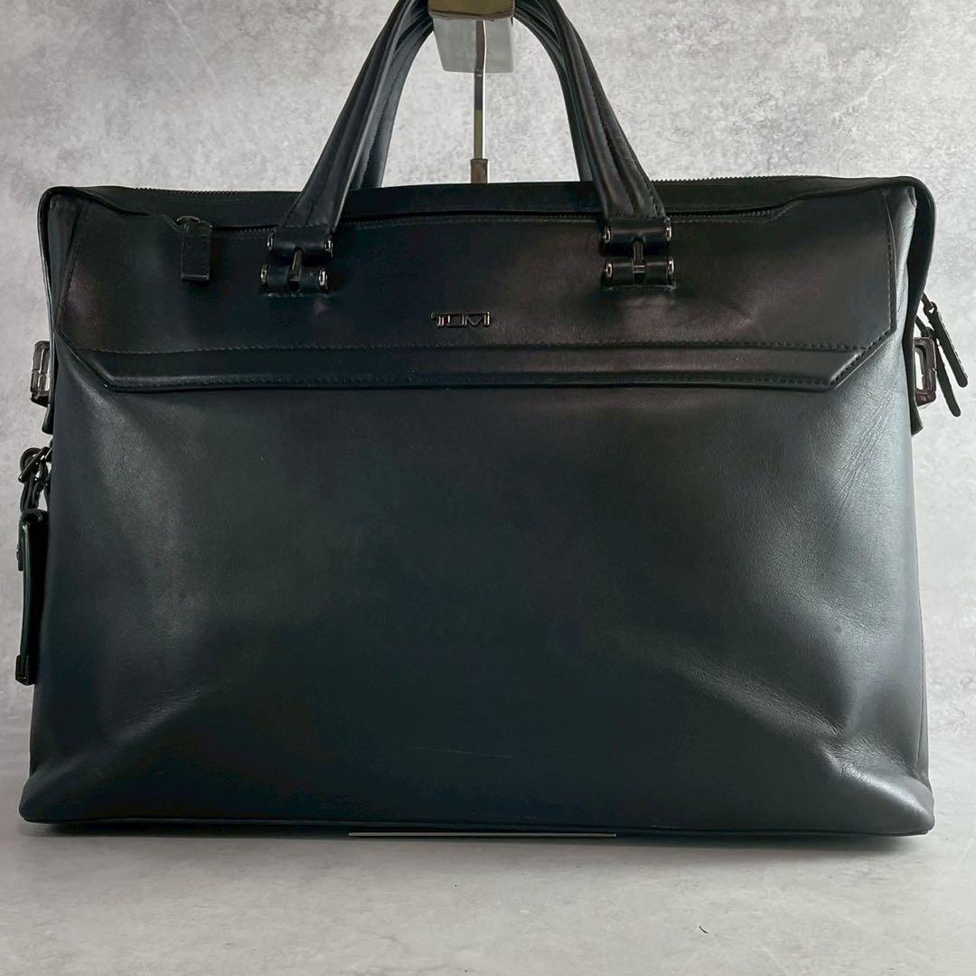 【近年モデル】トゥミ アシュトン ビジネスバッグ 2way A4可 レザー 黒