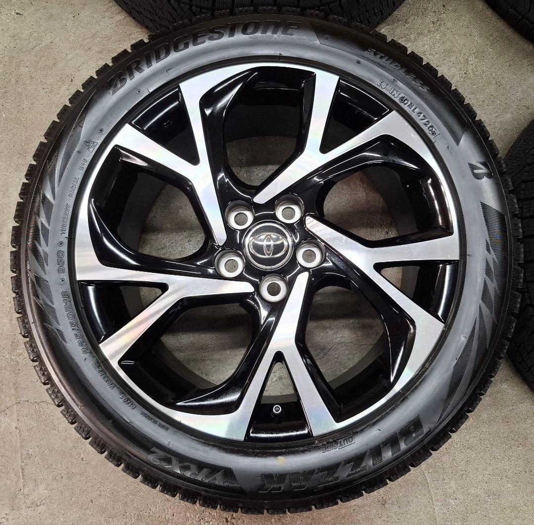 【ほぼ新品】トヨタ CH-R 純正 ホイールタイヤ ブリヂストン スタッドレス