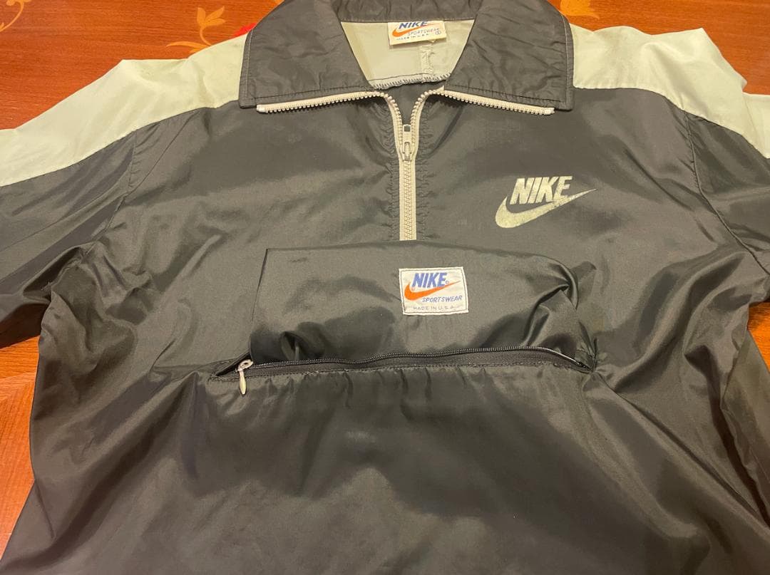 【ヴィンテージ】メイドインUSA・NIKE・プルオーバーナイロンジャケット