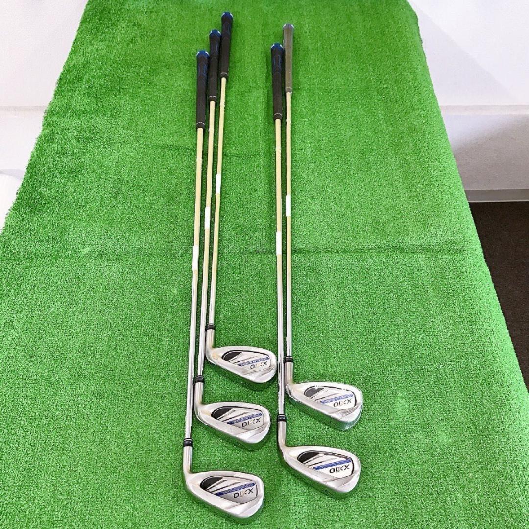 タ88★ゼクシオイレブン XXIO11 7番アイアン5本セット R 純正スチール