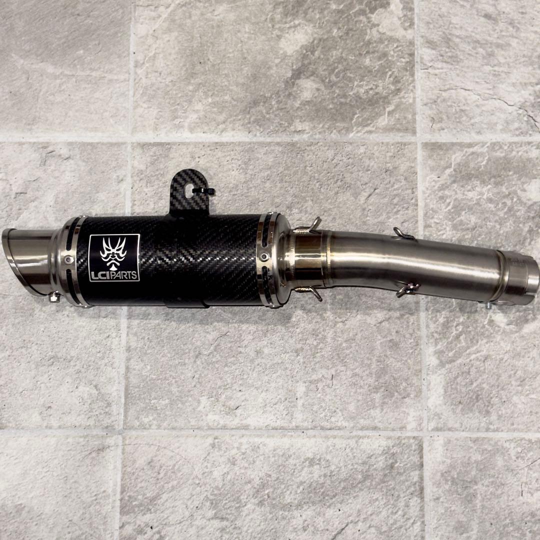 CB400SF NC42 LCI製 ショートカーボン スリップオン マフラー