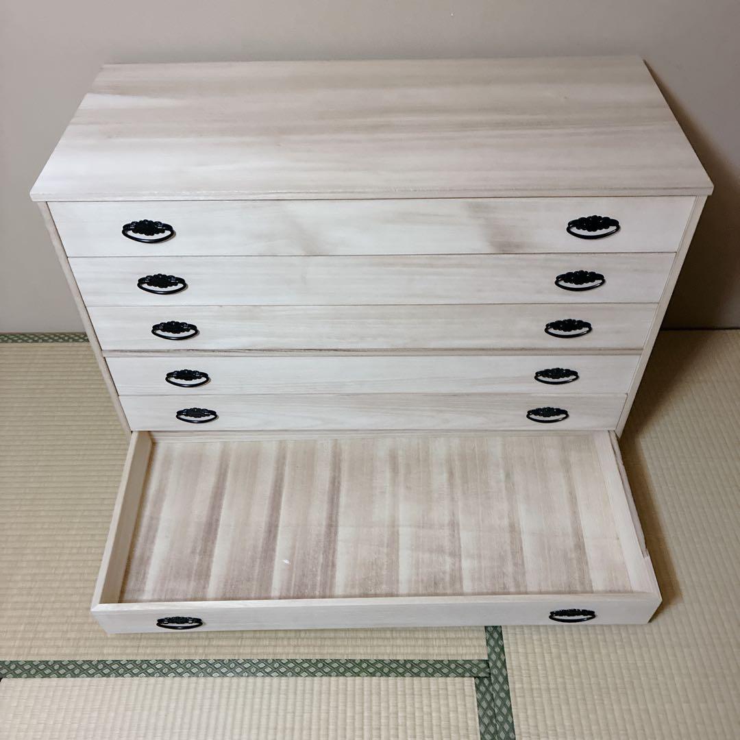 桐箪笥 桐たんす 6段 和服 着物 衣裳箱 アンティーク 着物収納 大容量 和装