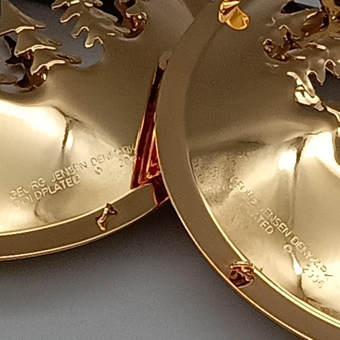 ジョージ ジェンセン イヤーオーナメント 6点 セット クリスマス 共箱