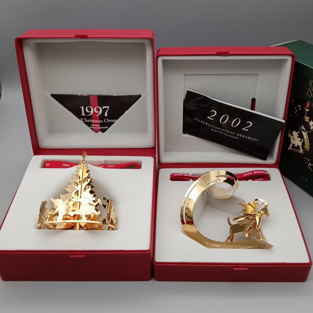 ジョージ ジェンセン イヤーオーナメント 6点 セット クリスマス 共箱