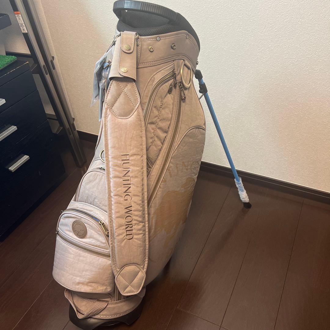 ハンティングワールド　キャディバッグ【新品未使用】