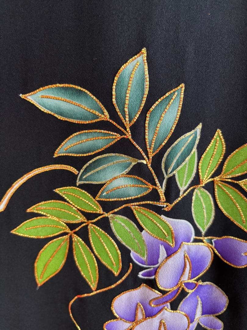 正絹・芸者裾引き(舞台用)、日舞・お芝居などに