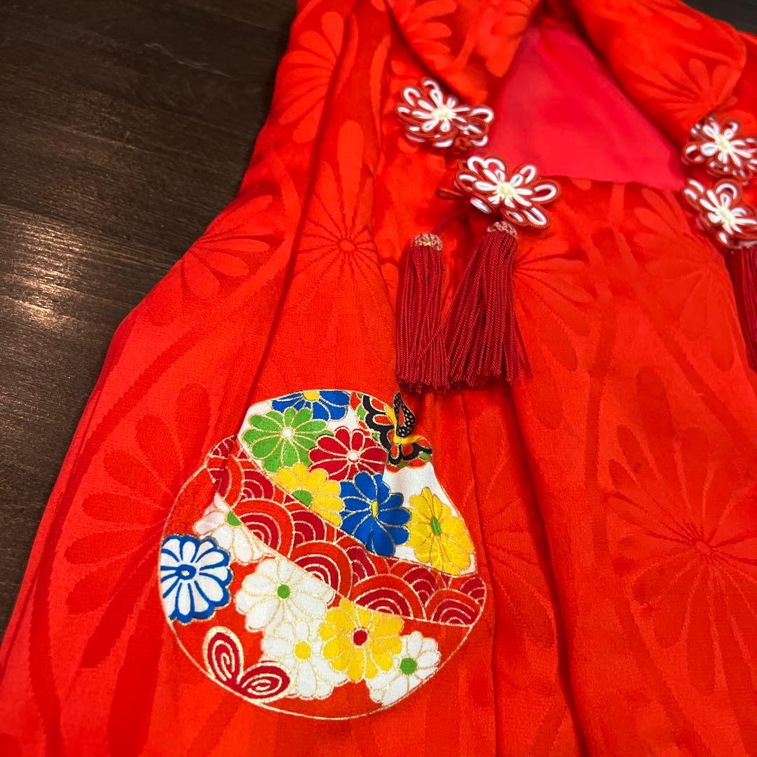 専用 お着物のみ アンティーク 逸品 七五三 三歳 着物 被布