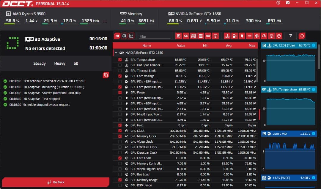 【動作確認済】Palit GeForce GTX 1650 4GB 補助電源不要